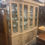 Burlwood Hutch W Lights
