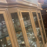 Burlwood Hutch W Lights