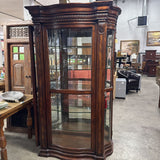 Curio Display w Adjustable Shelves + Dimmable Display Lighting
