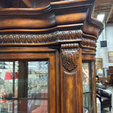 Curio Display w Adjustable Shelves + Dimmable Display Lighting