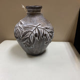 Vase with Leaves