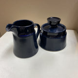 Colbalt Blue Sugar and Creamer