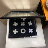 Tic Tac Toe Game with Glass pieces