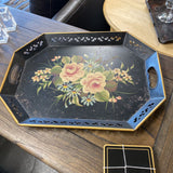 Toleware Tray with Handles