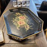 Toleware Tray with Handles