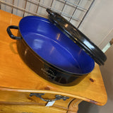 Siegwerk Stahl Oval Enamel Iron Roaster w/Lid