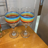 Strip Wine Glass