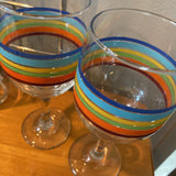 Strip Wine Glass