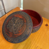 Round Wooden Decorative Box