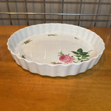 Rose Quiche Plate