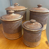 Pottery Canister Set