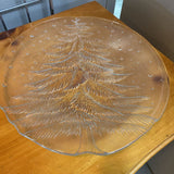 Glass Holiday Platter