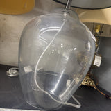 Table Lamp - Glass w black Shade