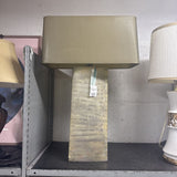 Tall Table Lamp w rectangle Shade & Base - Samuel's