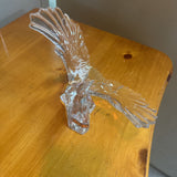 Soaring Glass Eagle w Jeramiah 40:31 Etched on Bottom
