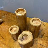 Wood Candle Holders