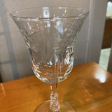 Etched Glass Cordial Glasses