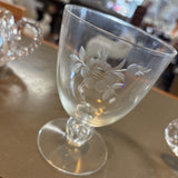 etched floral parfait