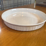 French White Quiche or Tart Pan