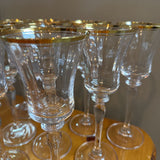 'Jamestown' Gold trim Small Wine Glass by Mikasa