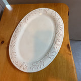 Oval Ceramic Platter w Chicken design