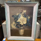 Framed Floral Vase