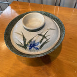 Covered Pottery Bowl