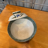 Covered Pottery Bowl