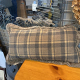 Pillow with Fur Trim