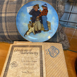 Norman Rockwell "Scotty Strikes a Bargain" Plate