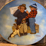 Norman Rockwell "Scotty Strikes a Bargain" Plate