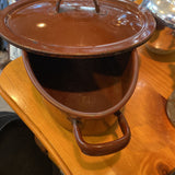 Metal Oval Baking Dish with Lid