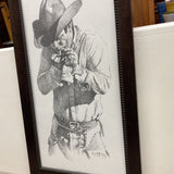 Cowboy Smoking by Keith W Avery