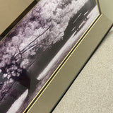 Framed Tree and Picnic Table Print