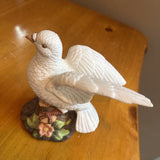 Ceramic Dove on Stump