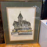 Victorian House in Old Town Eureka by Humphrey signed/numbered