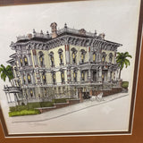 Leland Stanford Mansion by Humphrey signed/numbered