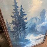 Tree and Waves Scene