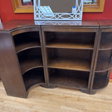 3 Piece MCM Corner Bookshelf