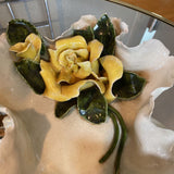 Capodimonte Floral Porcelain Dish
