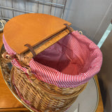 Lined Picnic Basket