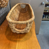 Long Oval Wicker Basket