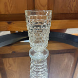 Indiana Glass Whitehall Cubist Footed Tumbler