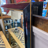 Large Black/Gold Framed Mirror