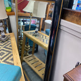 Large Black/Gold Framed Mirror