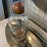 Terrarium Jar w Wood Ball Lid