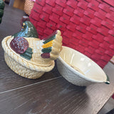 Poppy Trail Rooster Serving Piece.