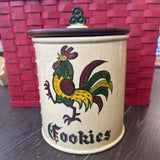 Poppy Trail Rooster Cookie Jar