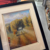 Landscape Print - Willow Tree over Road