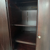 2 Drawer Armoire w Shelving & Hanging Bar